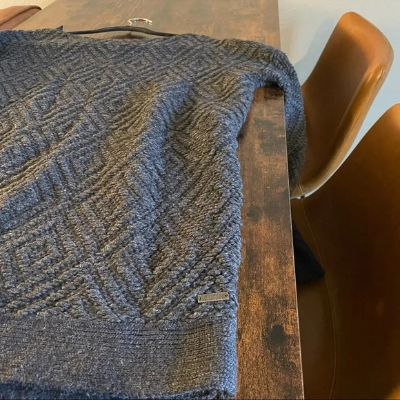 maison scotch thick material dark grey sweater - Picture 11 of 13